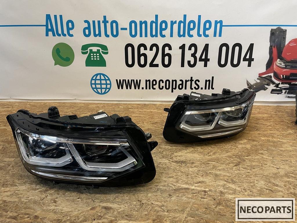 VW TIGUAN 5NA FACELIFT IQ VOL LED KOPLAMPEN KOPLAMP COMPLEET, Gebruikt, -, Volkswagen, -