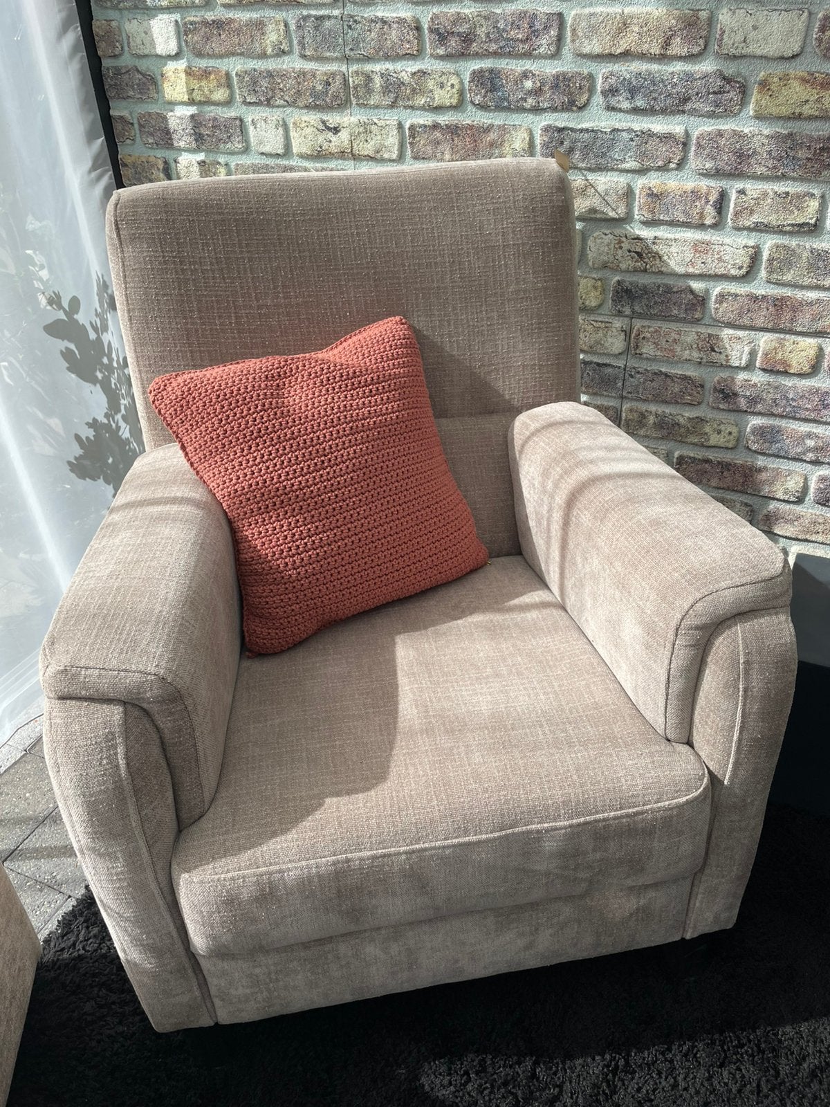 Fauteuil, Huis en Inrichting, Ophalen, Zo goed als nieuw, 75 tot 100 cm, 50 tot 75 cm