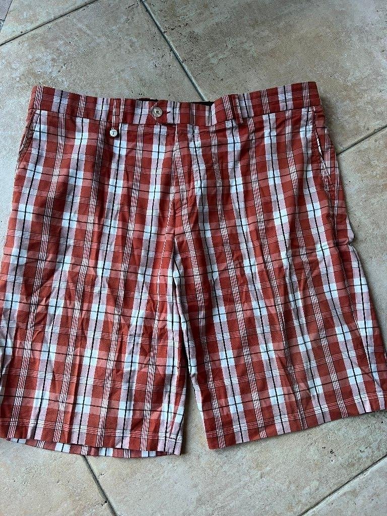 Golfino korte broek Heren golf broek mt 54 XL ruit als Nw, Ophalen of Verzenden, Zo goed als nieuw, Kleding, Overige merken