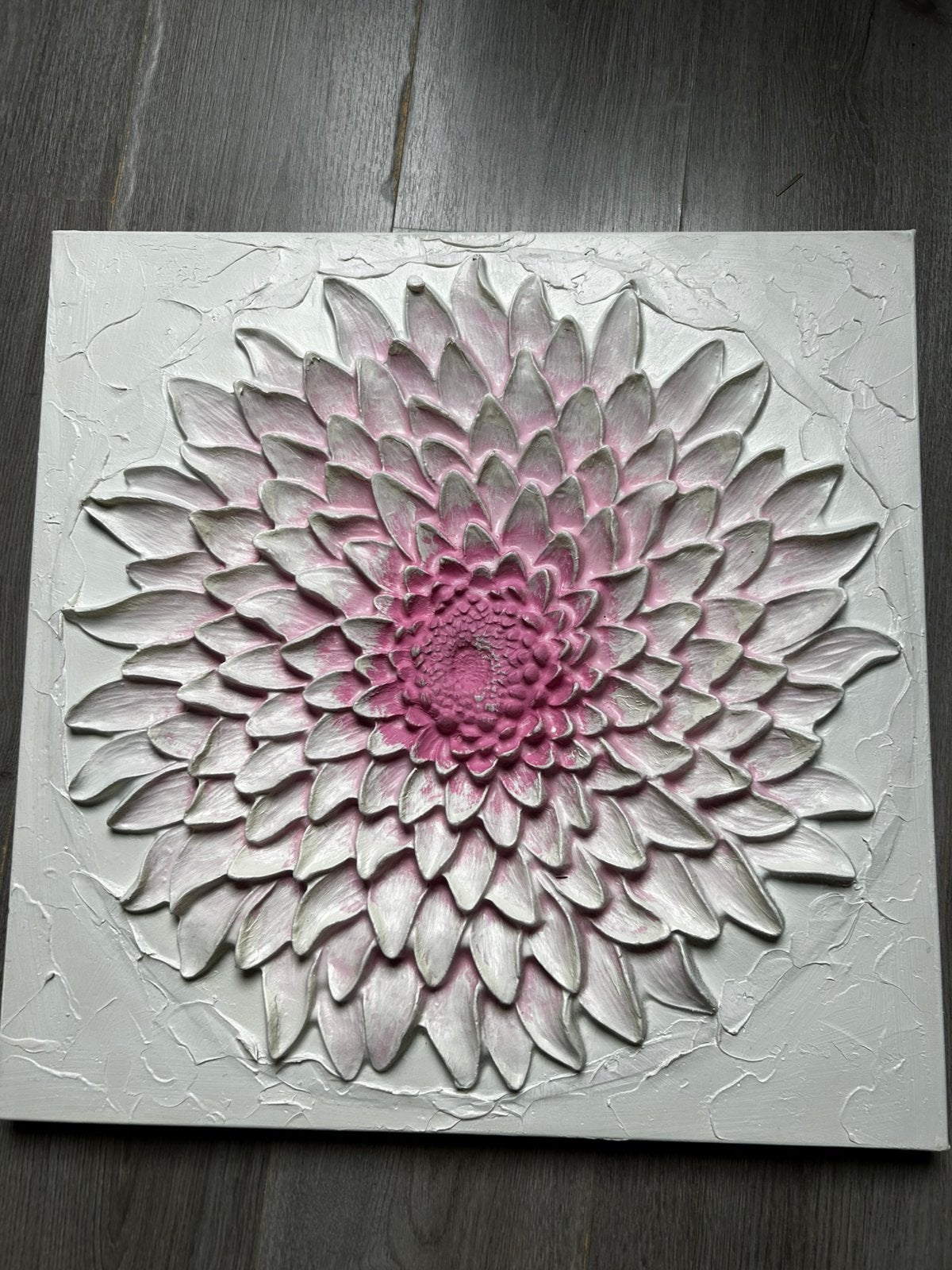 Schilderij-bloem, Ophalen