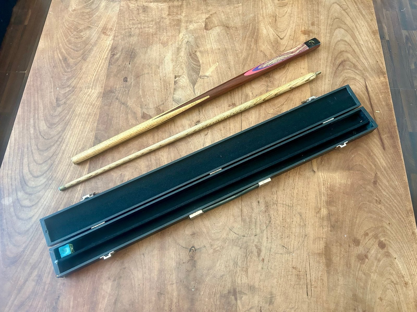 Snookerkeu met koffer - Triangle, Ophalen, Gebruikt, Keu of Ballen