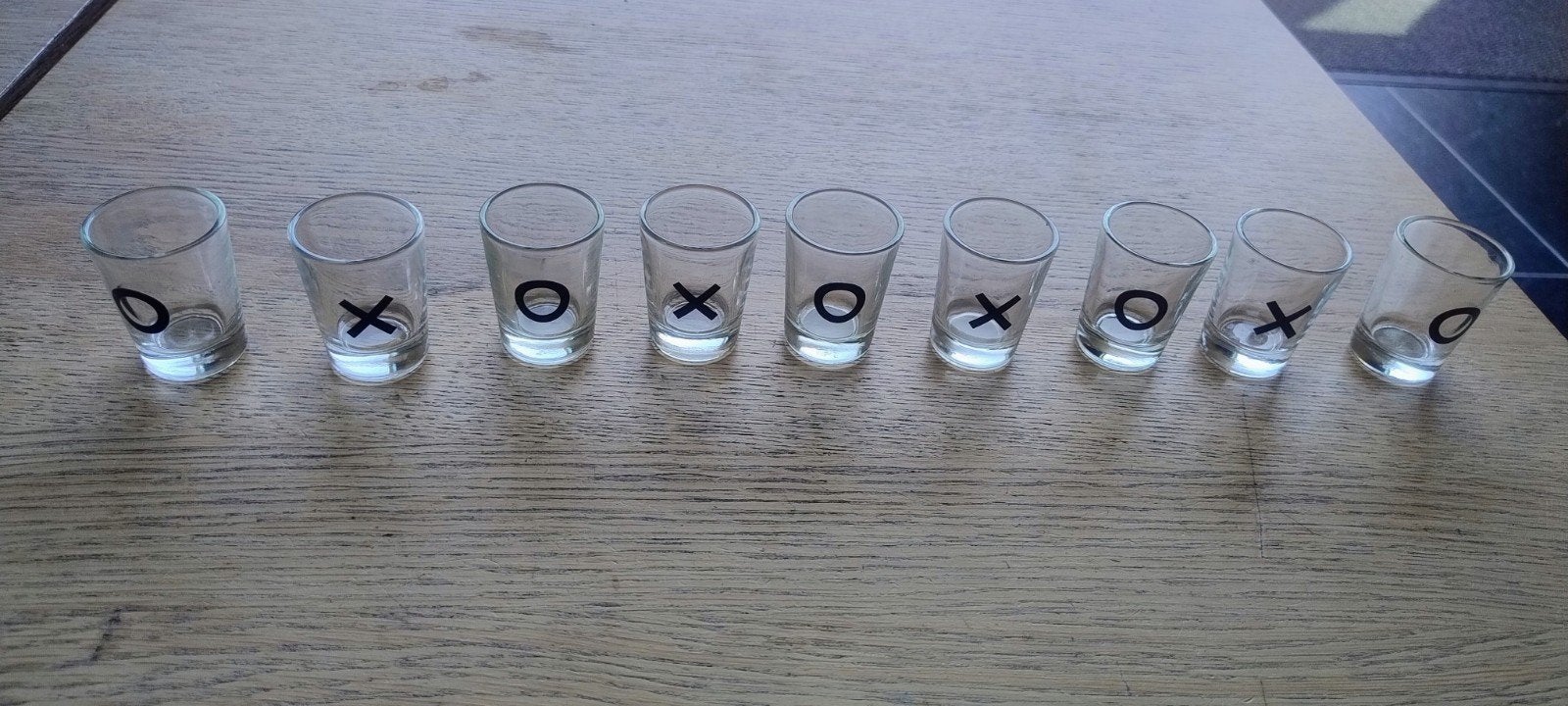 Shotglaasjes 9 stuks €2 totaal, Ophalen, Glas, Overige stijlen