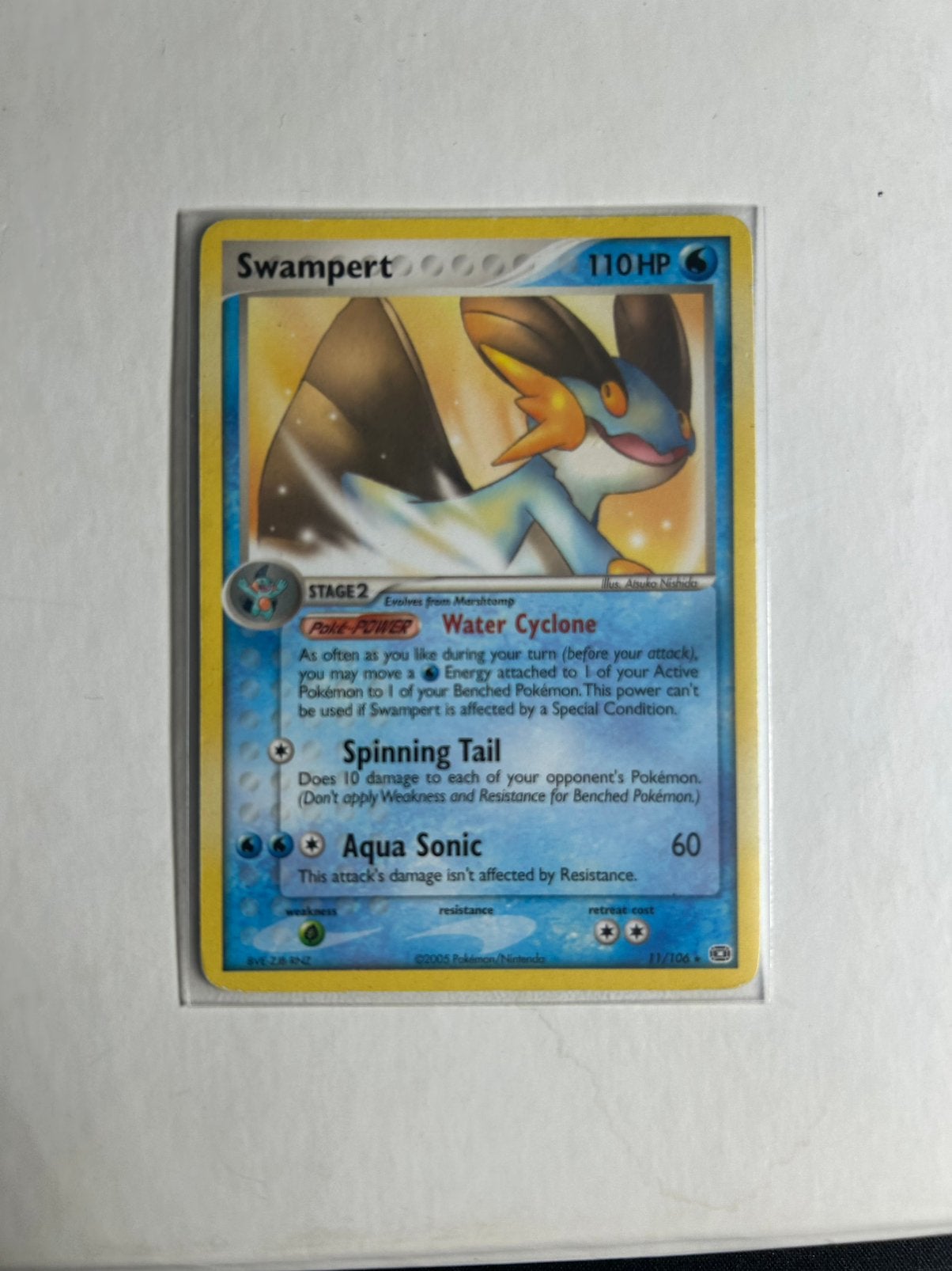 Swampert (EM 11), Ophalen, Zo goed als nieuw