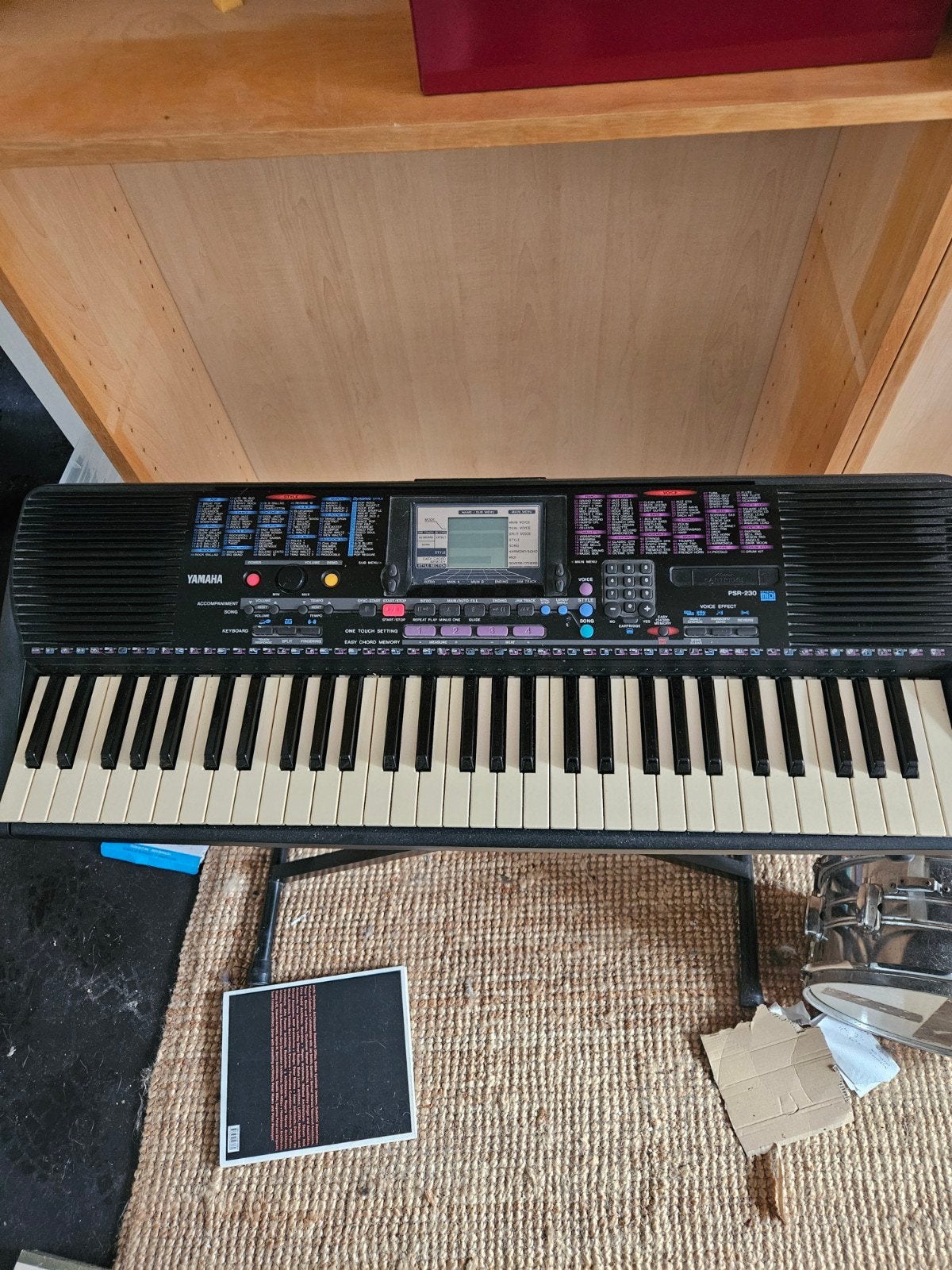 Yamaha PSR-230 Keyboard, Ophalen, Yamaha, Met standaard, 61 toetsen