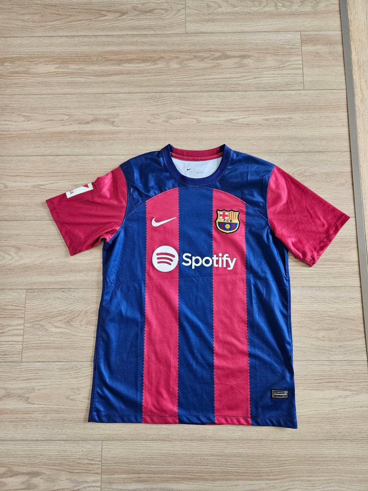 Fc Barcelona Lamine Yamal, Maat 52/54 (L), Blauw, Nike, Ophalen of Verzenden