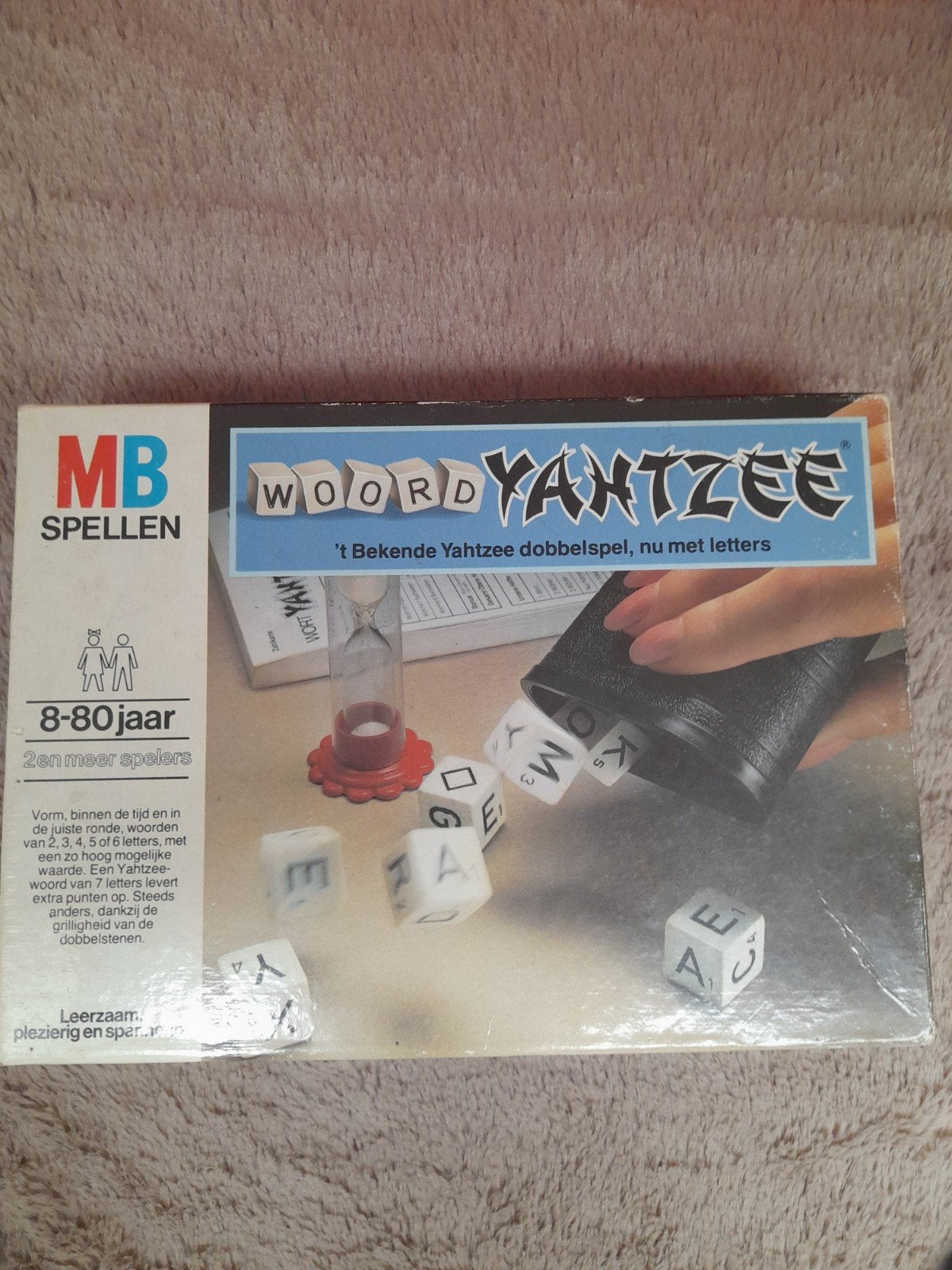Woord Yahtzee MB Spellen, Een of twee spelers, Ophalen of Verzenden, Gebruikt, MB Spellen