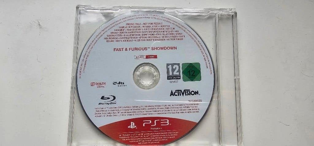 Fast And Furious Showdown PS3 promo copy, 1 speler, Racen en Vliegen, Ophalen of Verzenden, Zo goed als nieuw