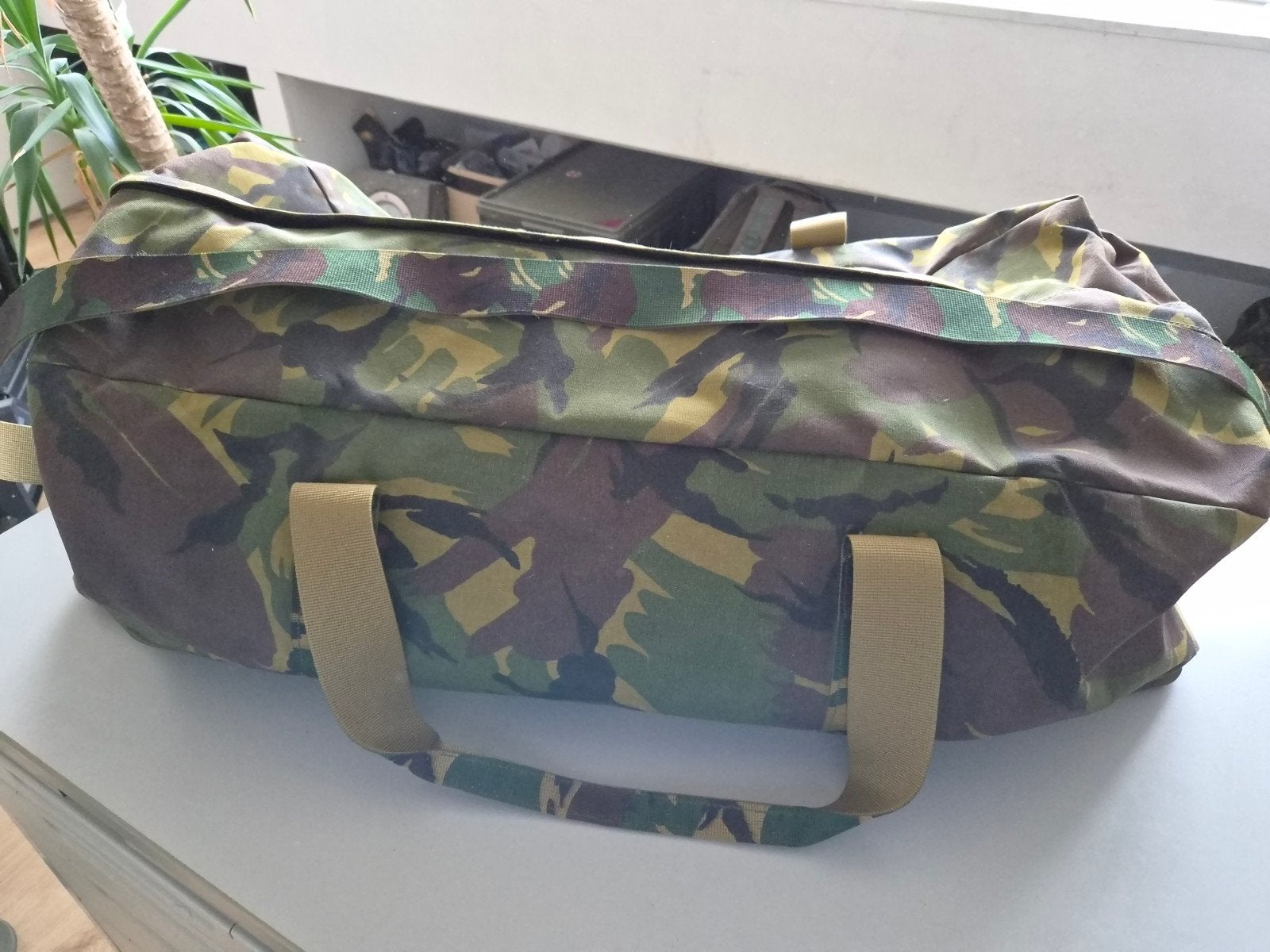 Defensie weekendtas woodland 90L, Ophalen of Verzenden, Landmacht, Nederland