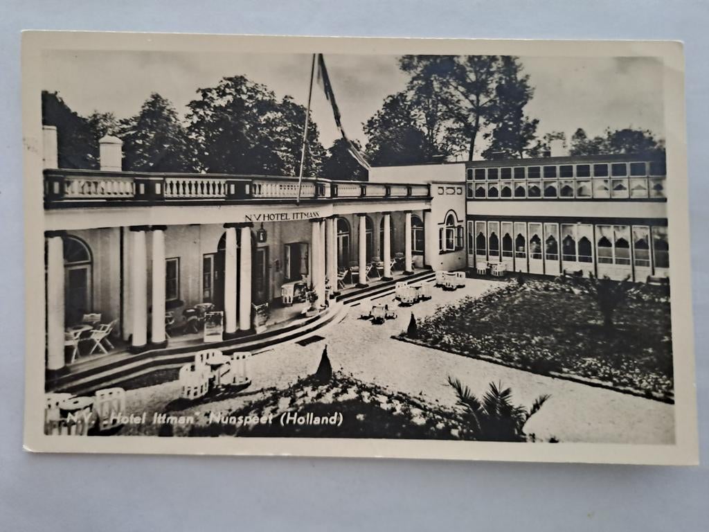 Nunspeet,  hotel Ittman, Ophalen of Verzenden, 1940 tot 1960, Gelderland