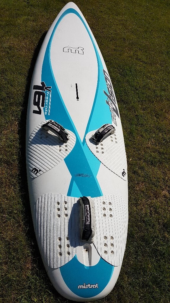 Windsurfplank Mistral Vision, Watersport en Boten, Windsurfen, Gebruikt, Plank, Ophalen, Met voetbanden