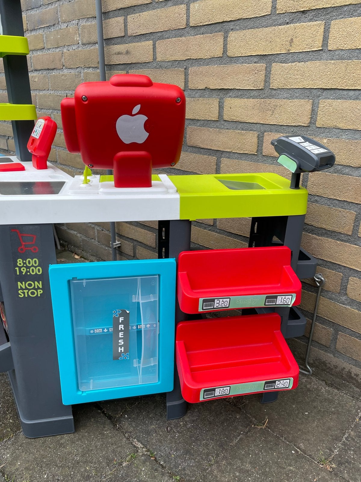 Smoby Maxi Market Speelkeuken / Supermarkt, Ophalen, Gebruikt, Kunststof, Speelkeuken