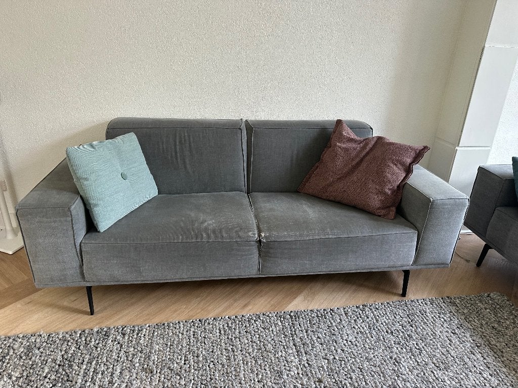 Bank, Huis en Inrichting, Banken | Bankstellen, Ophalen, Gebruikt, 150 tot 200 cm, Tweepersoons