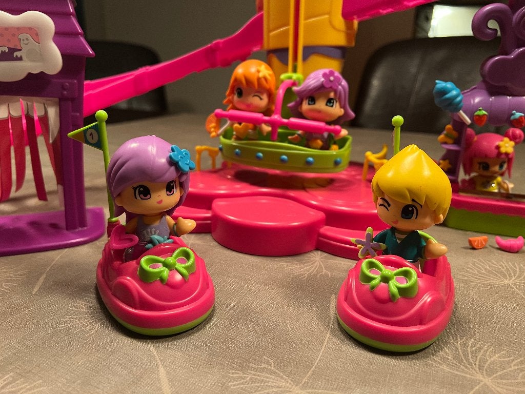 Pinypon pretpark set leuke partij Een  tas vol , ophalen mag, Ophalen of Verzenden