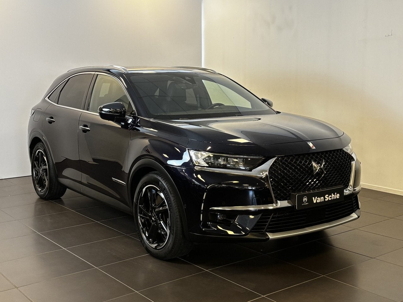 DS DS 7 Crossback e-Tense 300 4x4 Executive Nachtzicht | Pan, Auto's, Gebruikt, 4 cilinders, Blauw, Leder