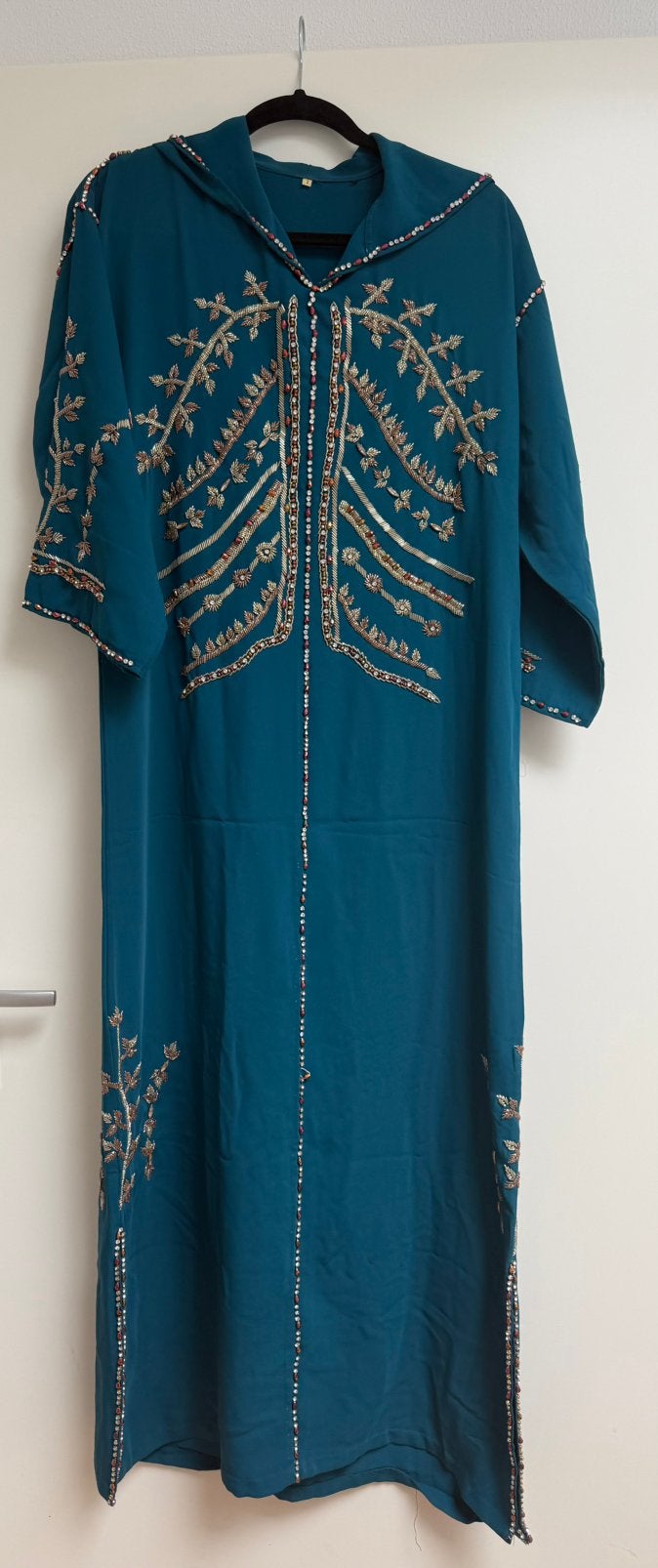 Marokkaanse jurk, Maat 38/40 (M), Overige typen, Blauw, Ophalen of Verzenden
