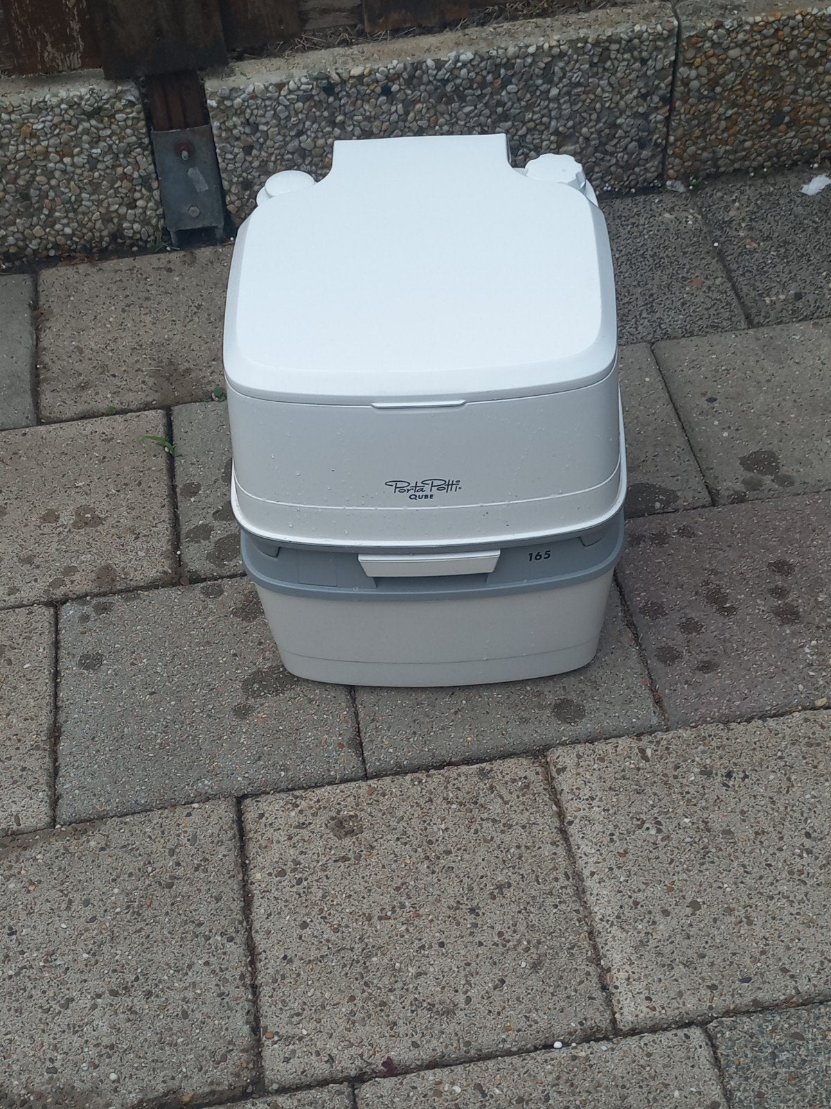 Thetford Porta Potti Cube 165 draagbaar toilet, Caravans en Kamperen, Ophalen, Zo goed als nieuw
