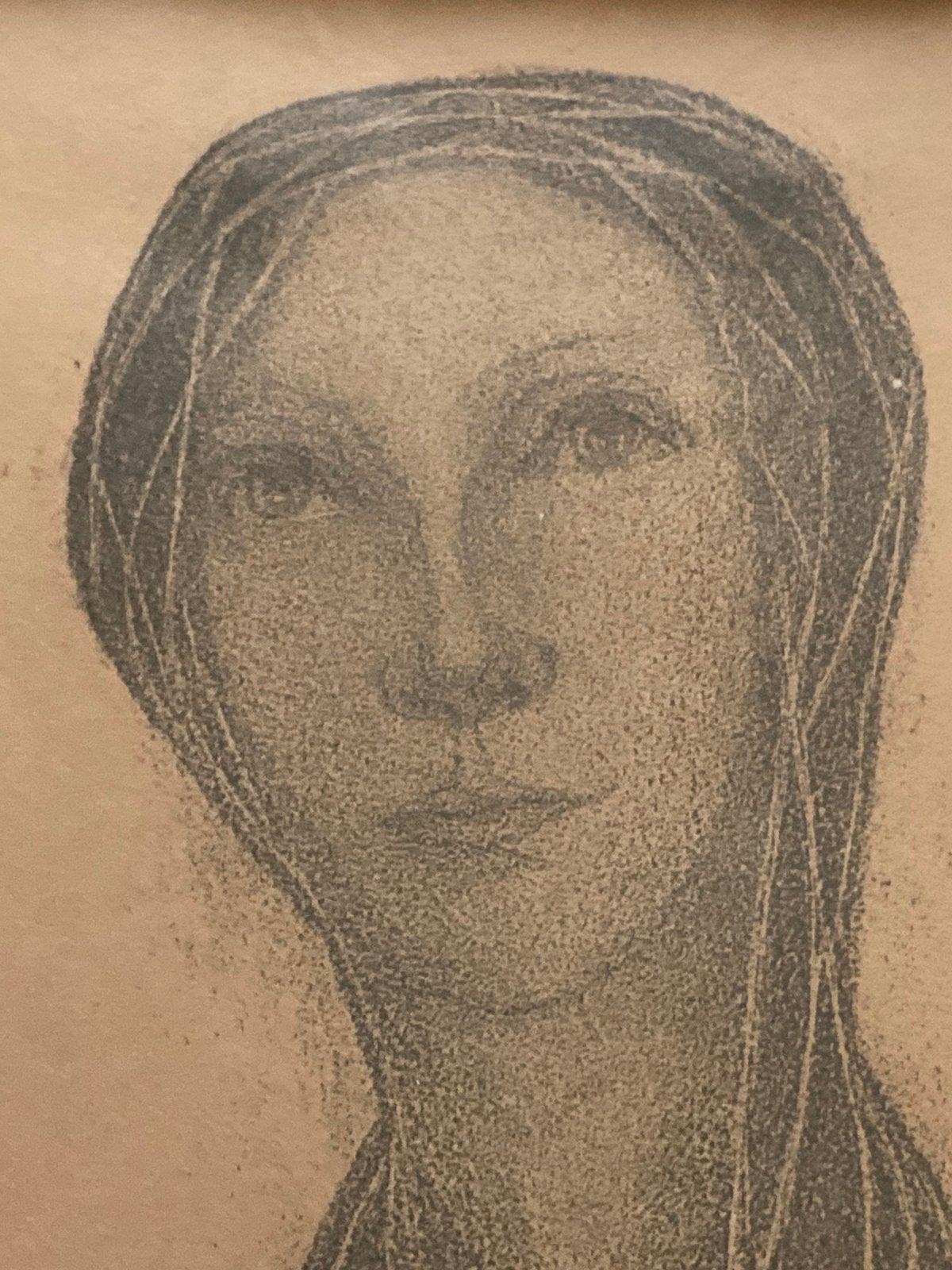 Litho Maria Madonna Gesina Boeve, Portret en Figuren, Ophalen of Verzenden, Lithografie, Gesigneerd