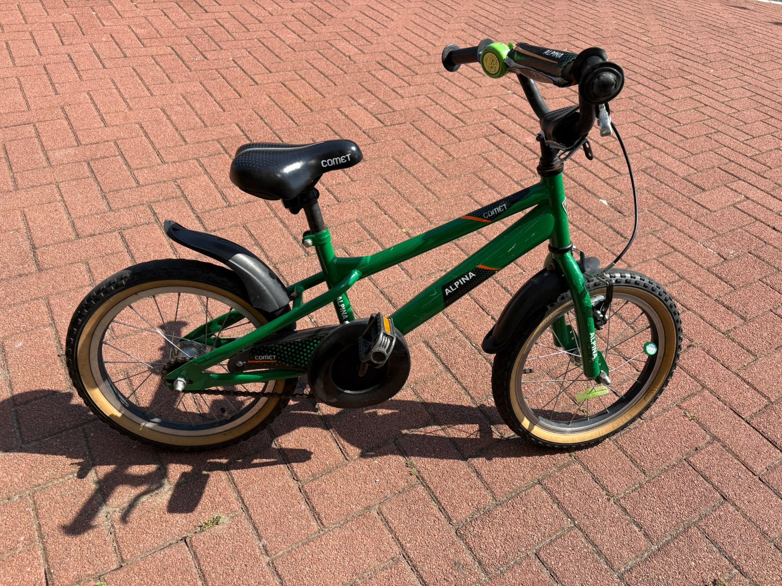 Alpina comet 16 inch, Ophalen, Terugtraprem, Staal, 16 tot 20 inch