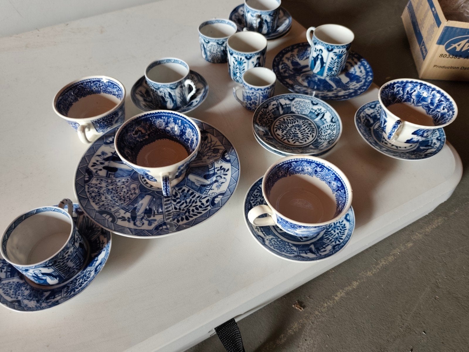 Chinees servies,Antiek., Ophalen of Verzenden