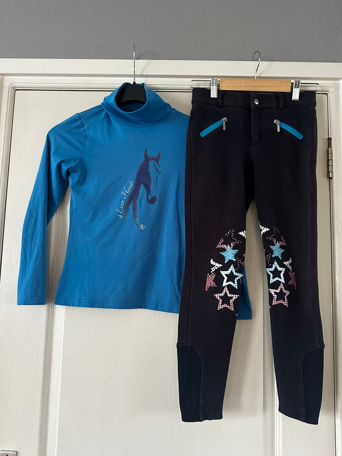 Paar keer gedragen paardrijsetje maat 152, Ophalen of Verzenden, Zo goed als nieuw, Dressuur, Bovenkleding