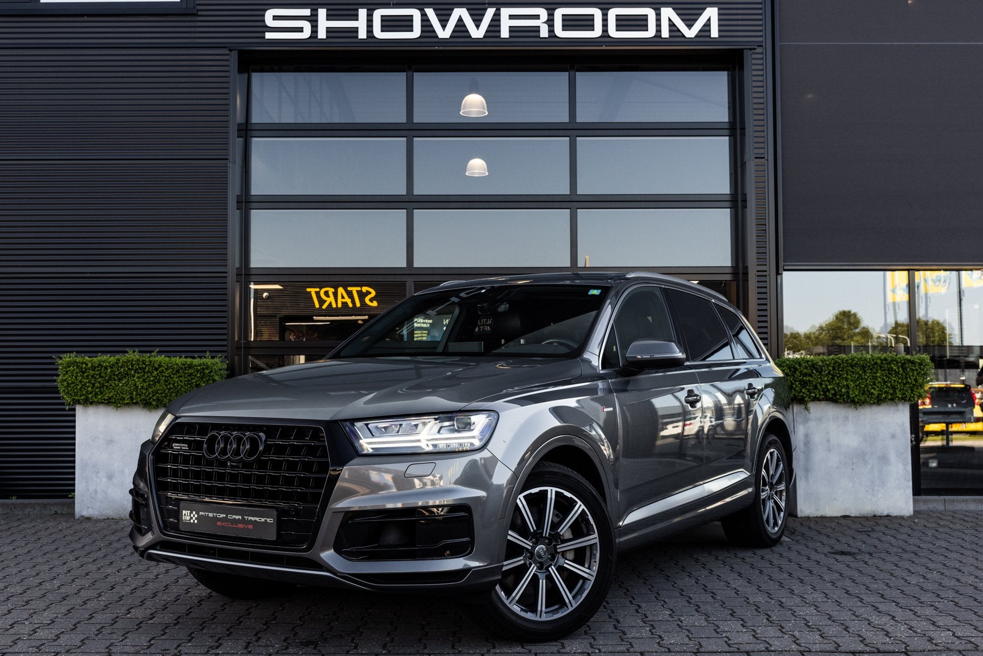 Audi Q7 3.0 TFSI quattro S 7p, Leder, Pano, Camera, Black Pa, Auto's, Audi, Lichtsensor, Gebruikt, Euro 6, 2995 cc