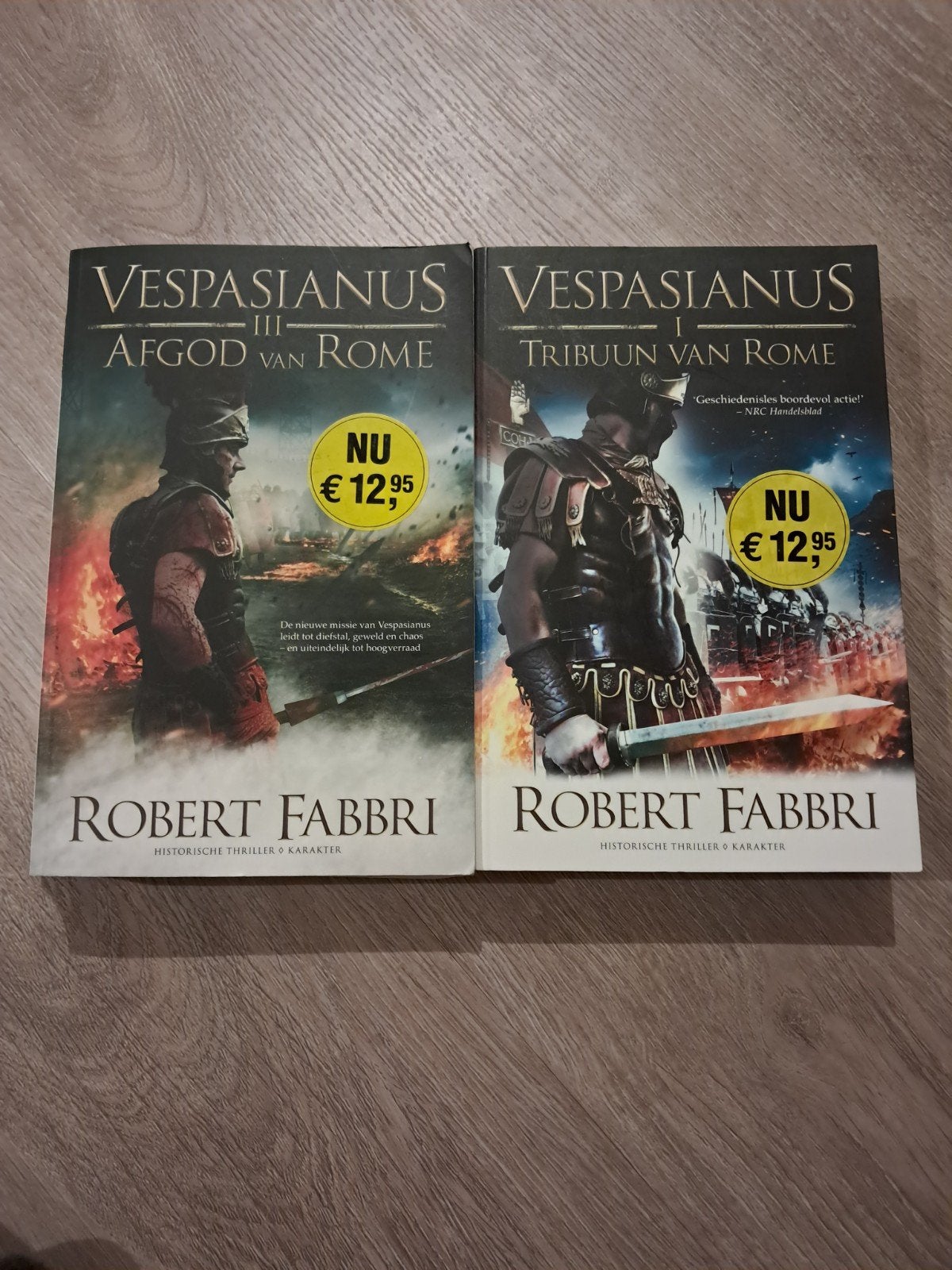 Vespasianus Boeken 1 & 3 - Robert Fabbri, Boeken, Ophalen of Verzenden, Zo goed als nieuw, Robert Fabbri, Nederland