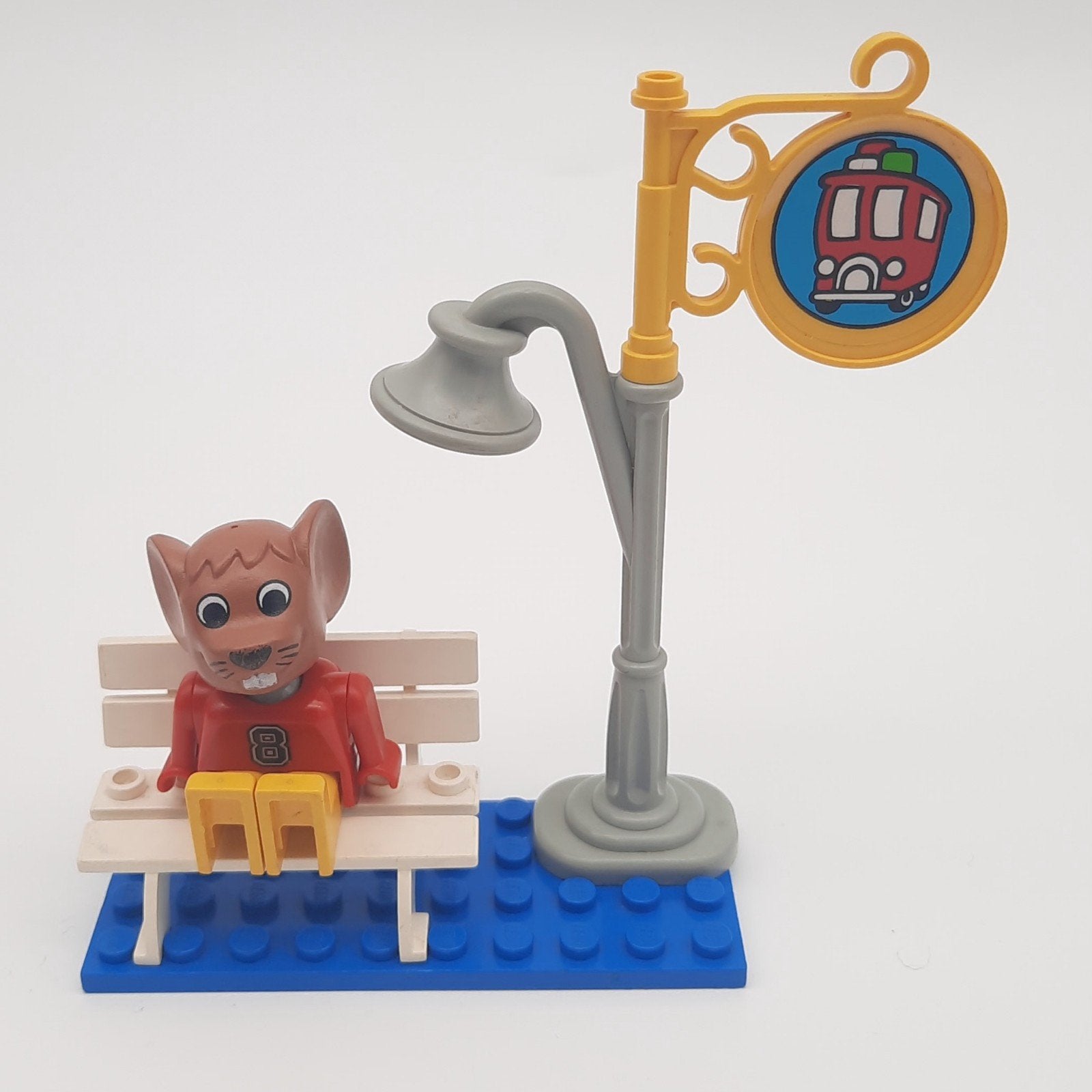 Lego Fabuland 3719 Bushalte compleet, Lego, Ophalen of Verzenden, Zo goed als nieuw, Compleet