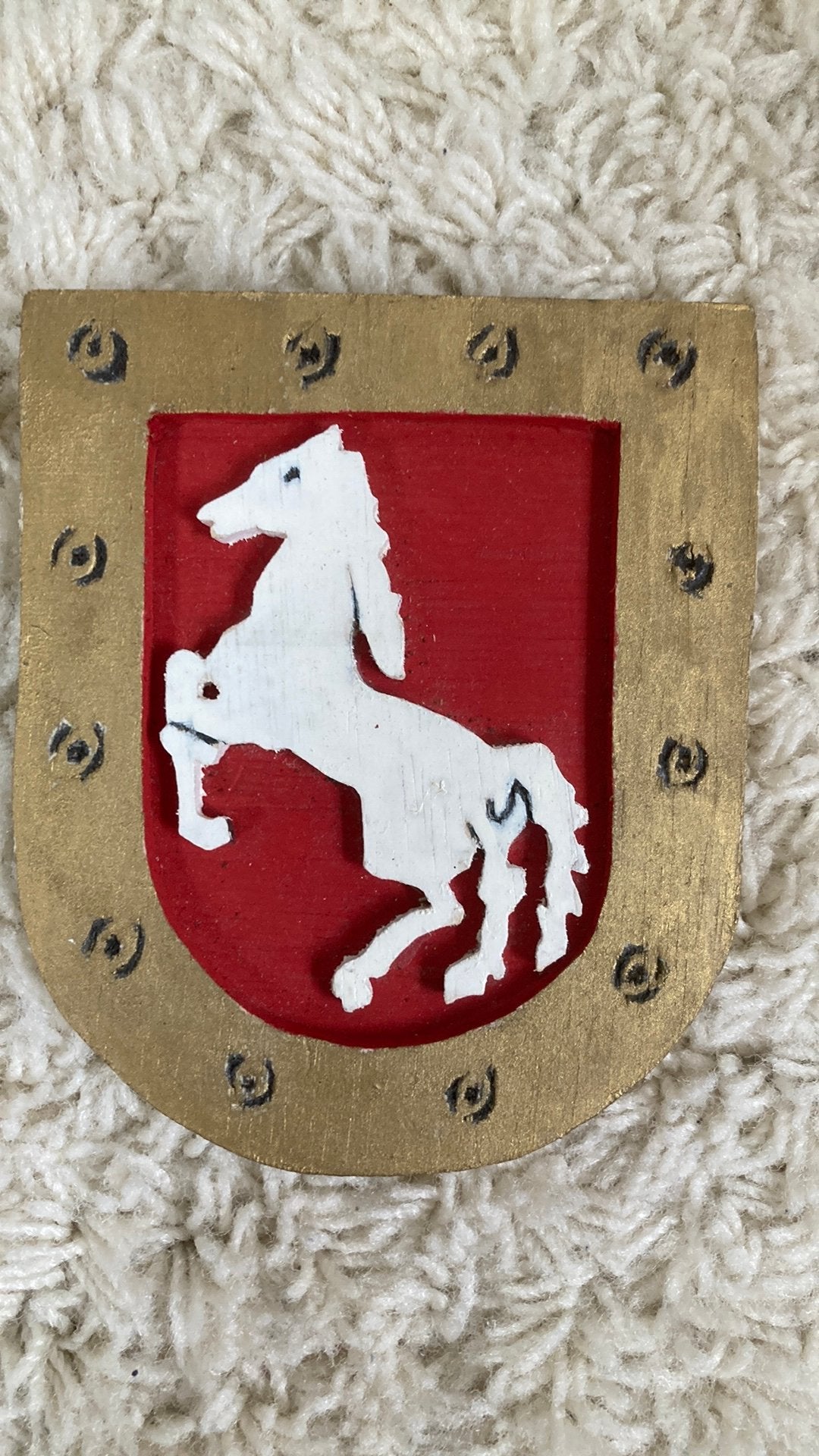 KNIL 5e Bataljon 5e Regiment Infanterie, Ophalen of Verzenden, Landmacht, Nederland, Embleem of Badge