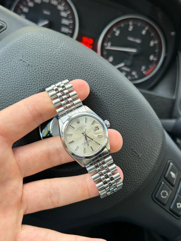 Rolex Oyster Perpetual Date 1500 34mm Automaat Jubilee band, Overige merken, Staal, Met bandje, Polshorloge
