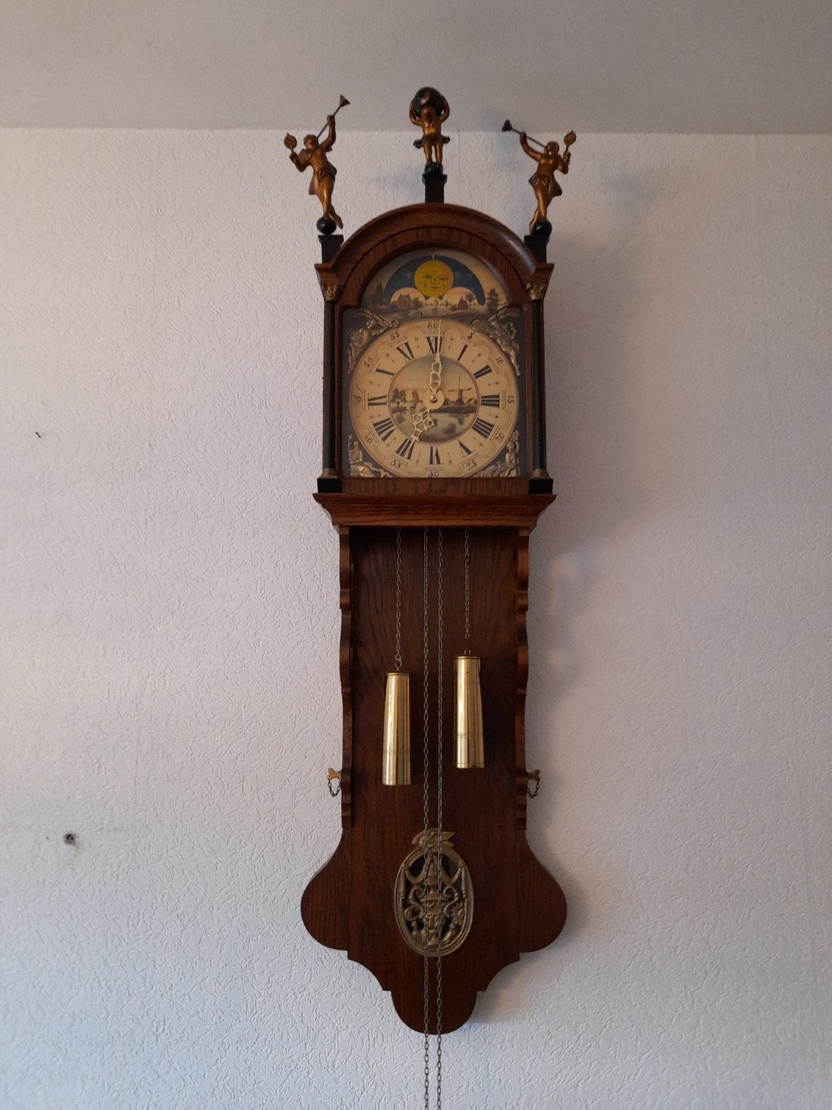 grote Friese staartklok, Ophalen