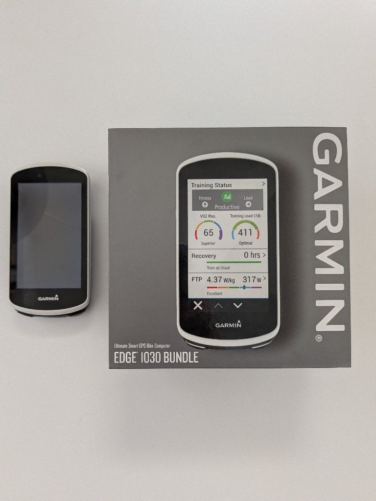 Garmin Edge 1030 Bundle + extra's, Ophalen of Verzenden, Draadloos, Zo goed als nieuw