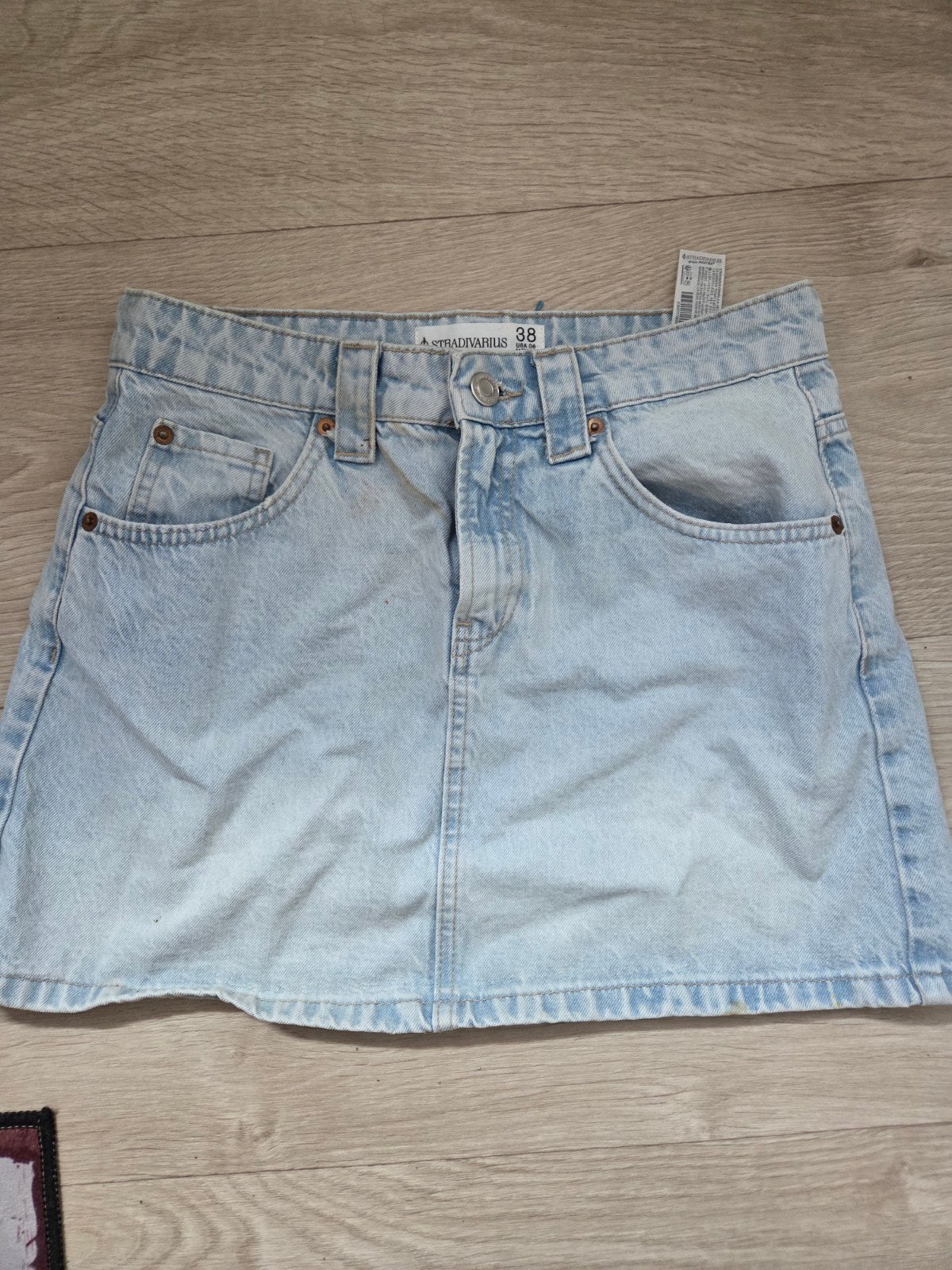 Stradivarius spijkerrokje maat 38, Maat 38/40 (M), Blauw, Ophalen of Verzenden, Zo goed als nieuw