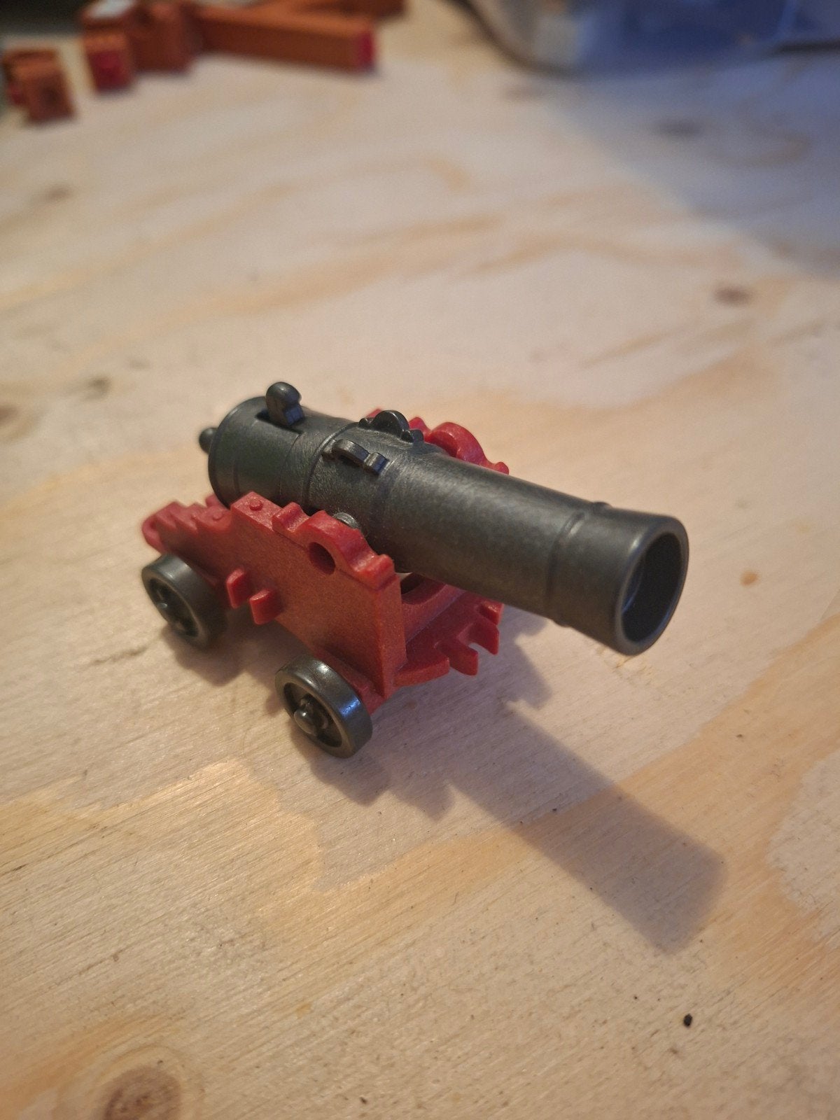 playmobil kanon rood, Ophalen of Verzenden, Zo goed als nieuw, Losse onderdelen