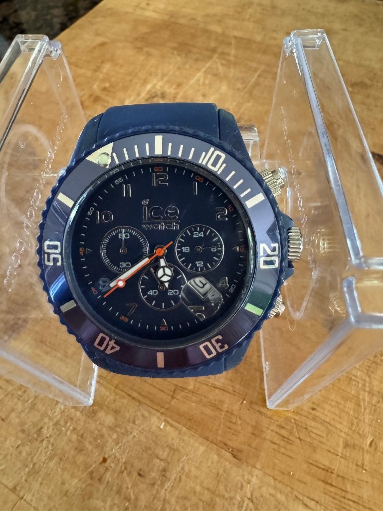 ICE-Watch Chrono Blue Big, Overige merken, Kunststof, Polshorloge, Nieuw