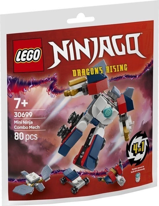 LEGO 30699 Ninjago Mini Ninja Combomecha (Paperbag), Lego, Nieuw, Ophalen of Verzenden, Compleet