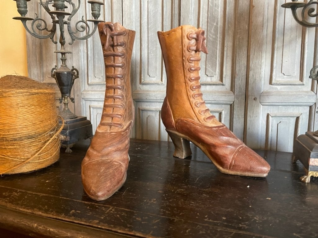 Victoriaanse Boomstam Laarzen Etalage Decoratie Schoenen, Ophalen of Verzenden