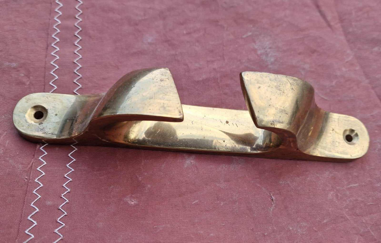Messing verhaalkam boegklamp met schuine lip, Watersport en Boten, Ophalen of Verzenden, Victormaakthet, Victormaakthet, Victormaakthet