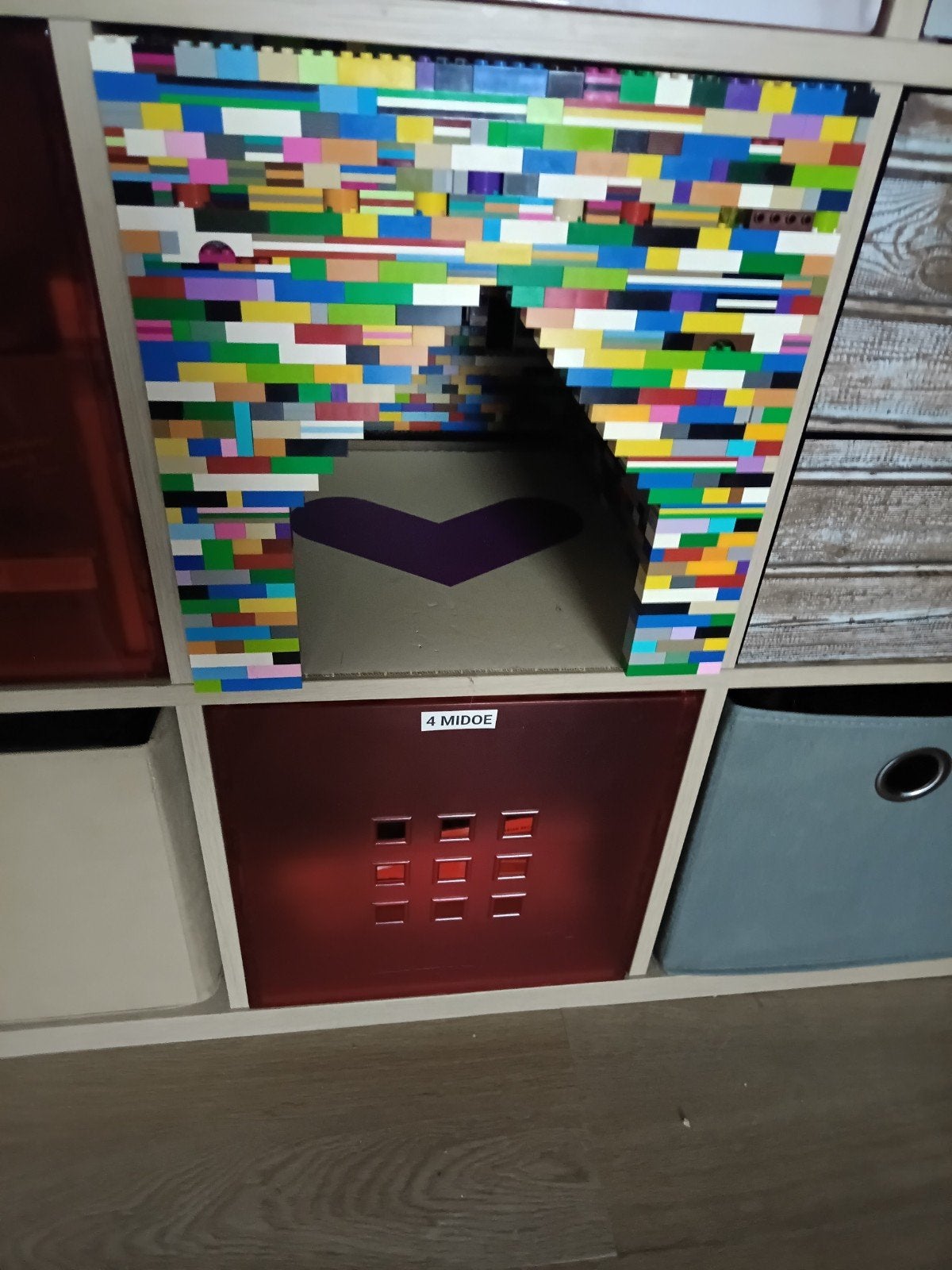 Katten huis van " lego " voor kallax kast, Huis en Inrichting, Ophalen