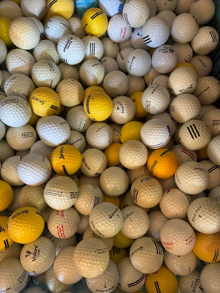 4000 gebruikte range golfballen - diverse merken, Ophalen of Verzenden, Gebruikt, Bal(len), Overige merken