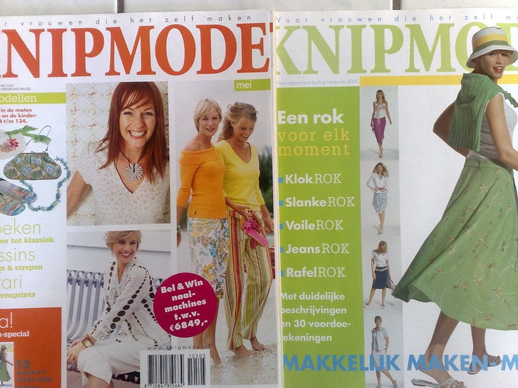 Knipmode mei 2005 ,incl. bijlage makkelijk maken mode, Verzenden, Zo goed als nieuw, Vrouw, Knipmode