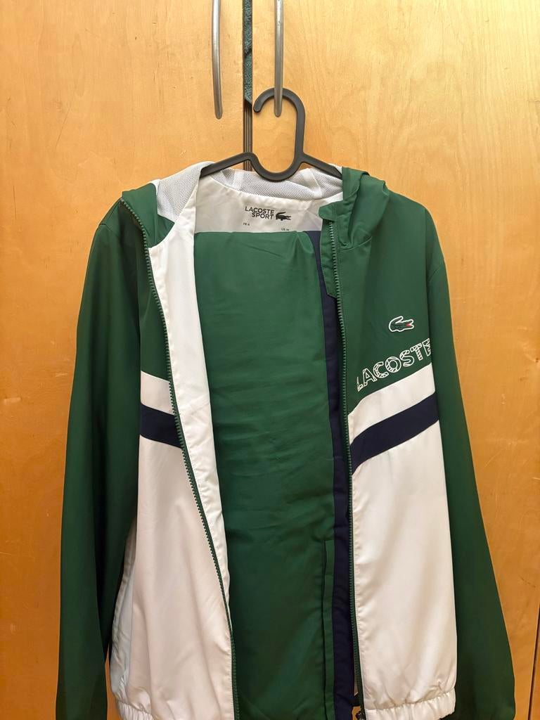 Lacoste Trainingspak Vest en Broek Maat M, Ophalen of Verzenden, Zo goed als nieuw, Maat 48/50 (M), Groen