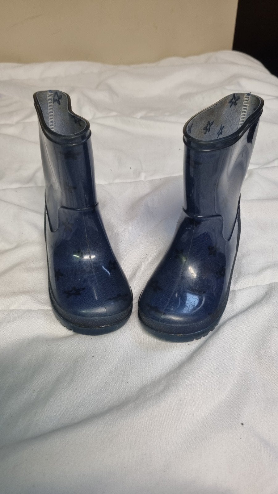 Leuke blauwe Hema laarsjes maat 20, Gebruikt, Jongen of Meisje, Ophalen of Verzenden, Laarzen