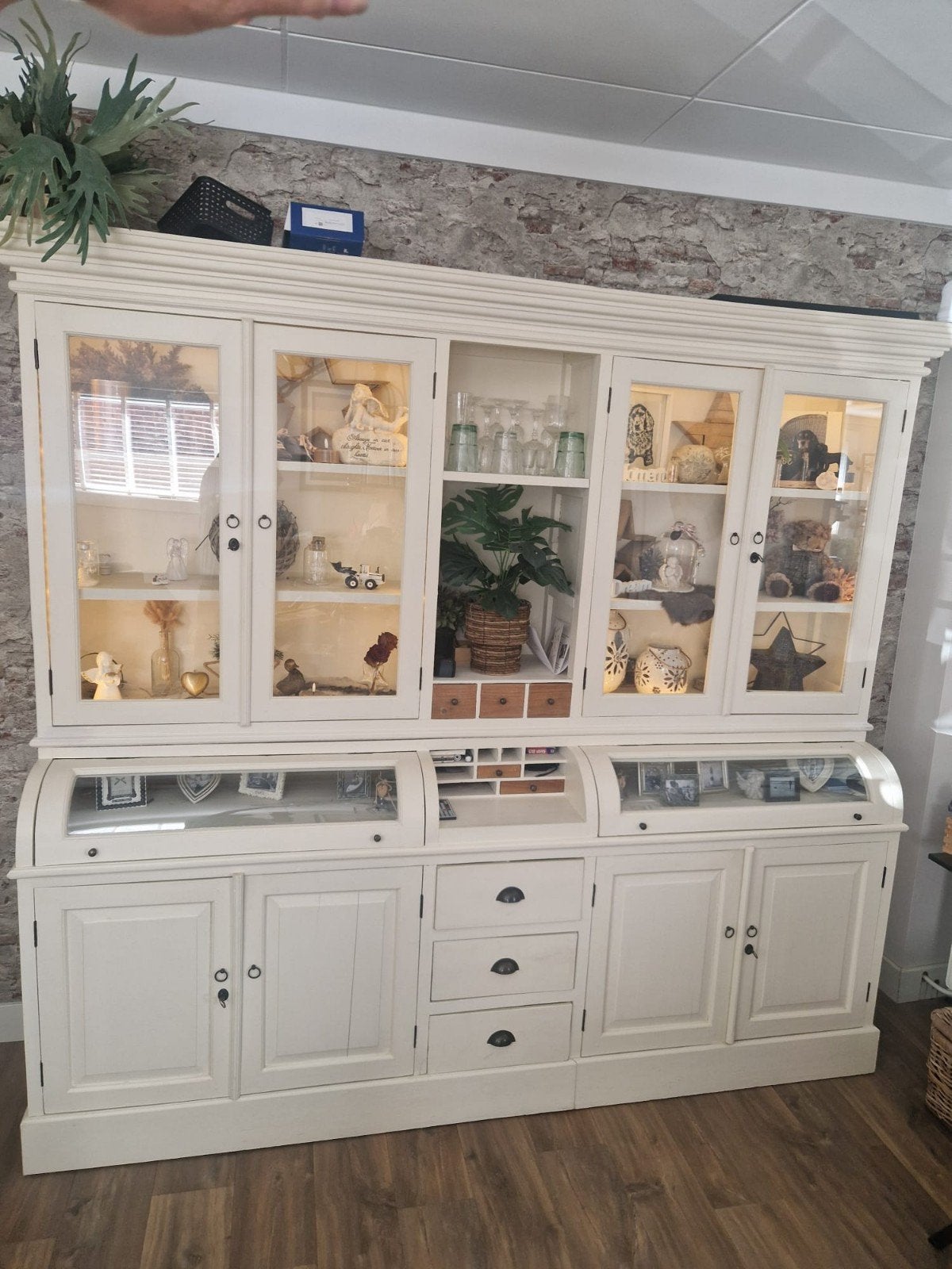 Mooie grutterkast in landelijke stijl, Huis en Inrichting, Ophalen, Gebruikt, Met lade(s), 200 cm of meer