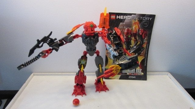 Lego Hero Factory 2194 Nitroblast, Inclusief instructies, Lego, Ophalen of Verzenden, Zo goed als nieuw