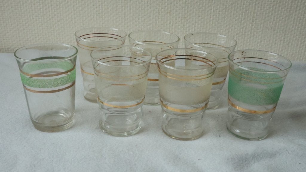 oude Franse glaasjes, suikerglas, Verzamelen, Ophalen of Verzenden, Gebruikt, Borrel- of Shotglas