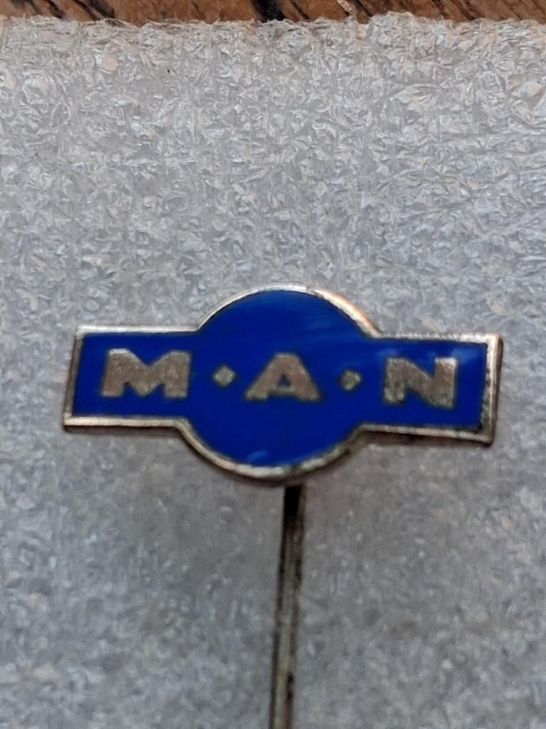 Speldje M.A.N oldtimer trekker email, Ophalen of Verzenden, Gebruikt, Overige onderwerpen