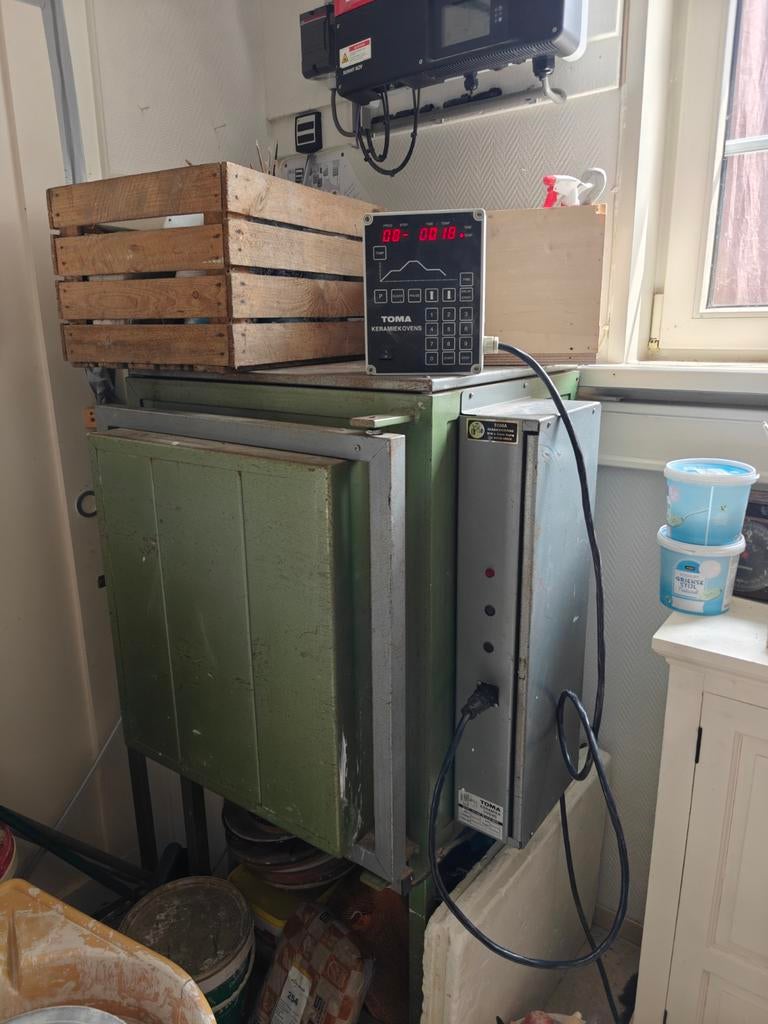 Toma keramiekoven 1300W - Gebruikt maar goede staat, Hobby en Vrije tijd, Pottenbakken, Ophalen