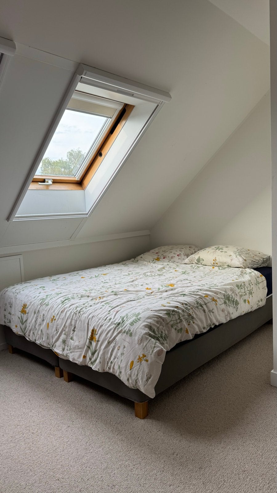 IKEA ESPEVÄR onderstel met HÖVÅG matras 160x200, Huis en Inrichting, Ophalen, Gebruikt, Tweepersoons, 200 cm