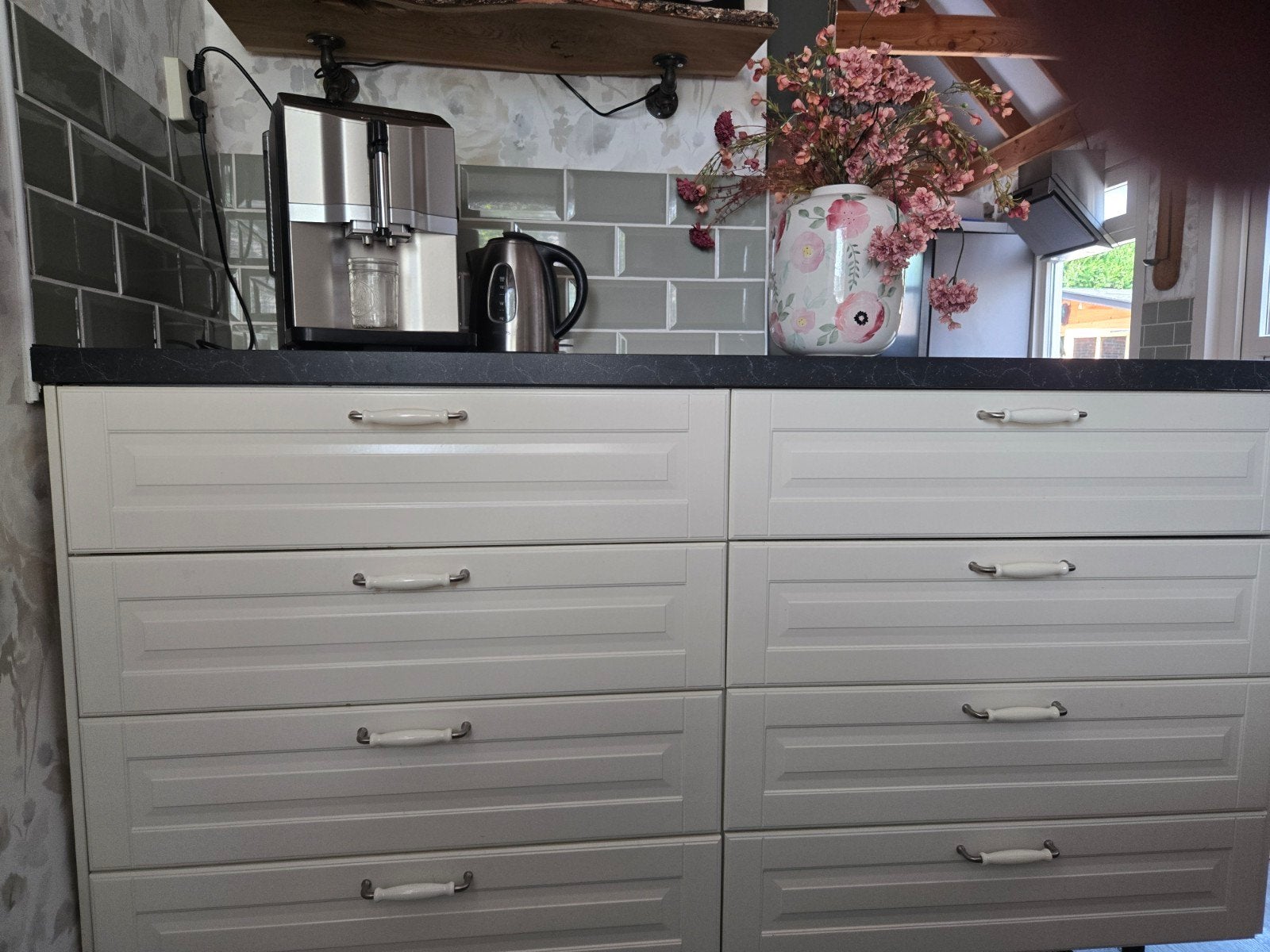 Mooie ikea keuken, Ophalen, Zo goed als nieuw, Wit