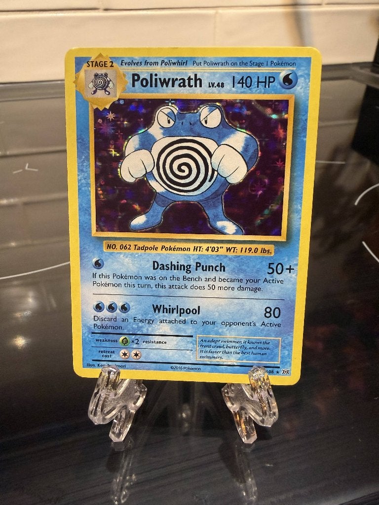 Poliwrath (EVO 25) - Reverse Holo, Ophalen of Verzenden, Nieuw, Losse kaart